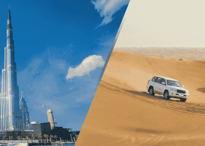 Abu Dhabi + Dubai City Tour + Desert Safari