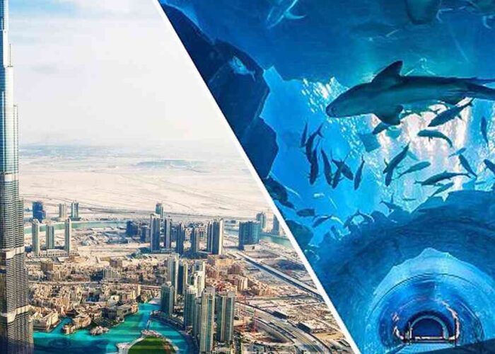 Burj Khalifa + Dubai Aquarium & Underwater Zoo